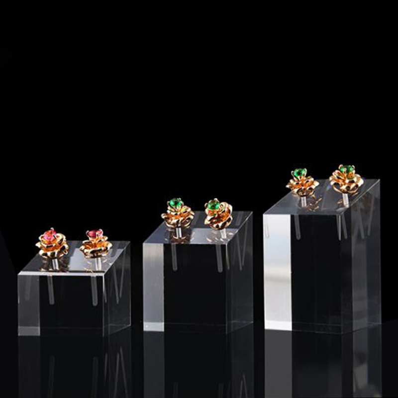 Body Jewelry Display - 3 шт. прозрачный акриловый квадратные серьги