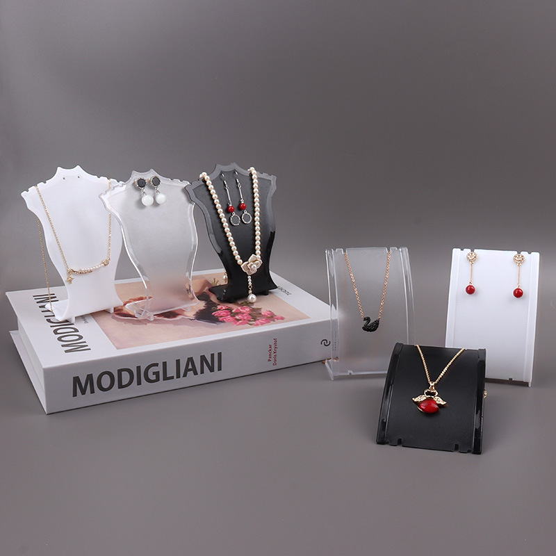 Body Jewelry Display Ideas - Акриловое мини-ожерелье, манекен, кулон, модель, держатель