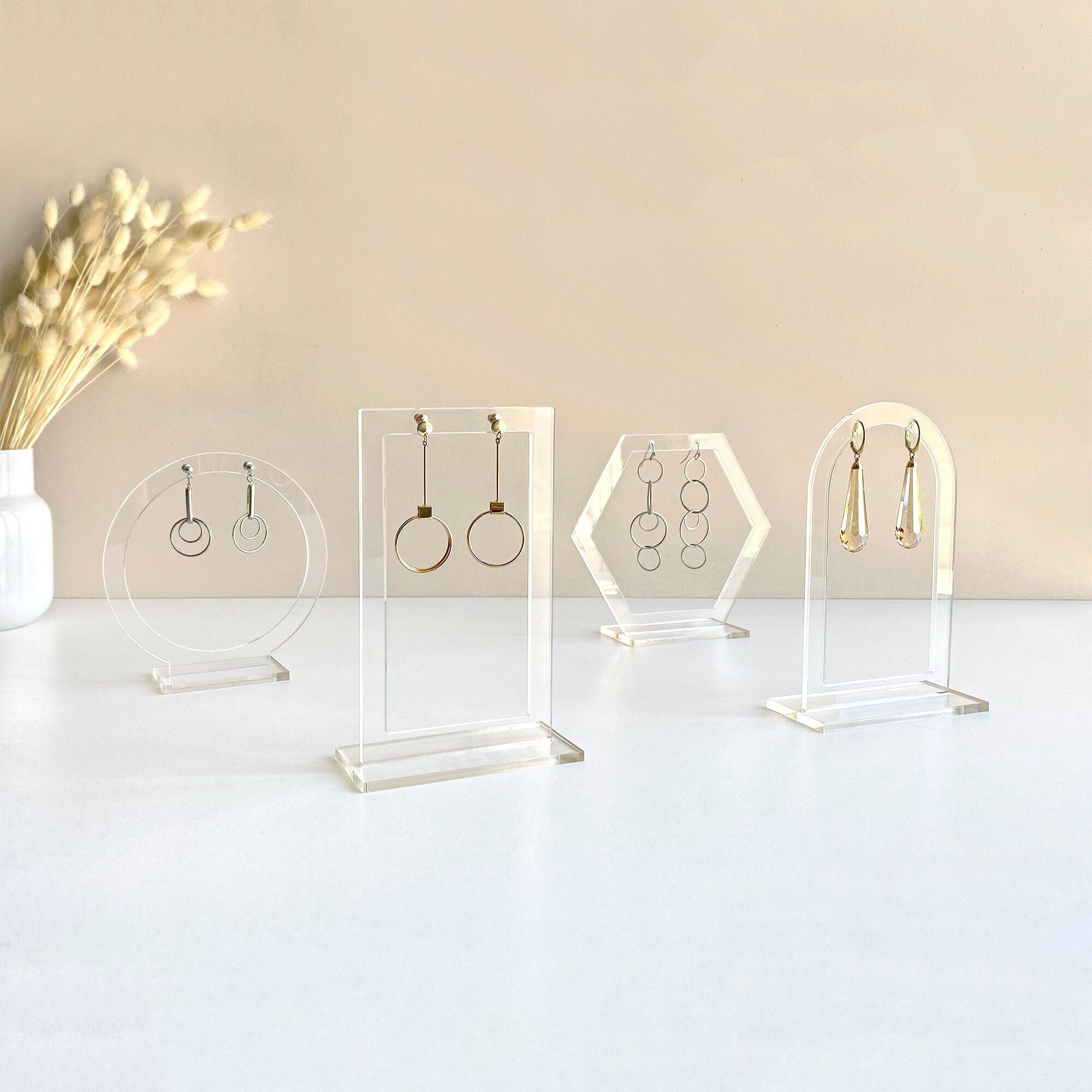 Body Jewelry Display - Подставка для сережек, прозрачный акриловый держатель