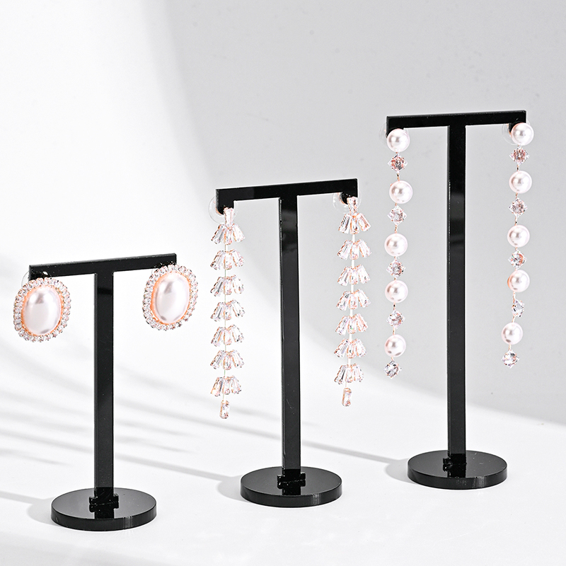 Body Jewelry Display - 6 шт. акриловый черный/белый Т-образный дисплей