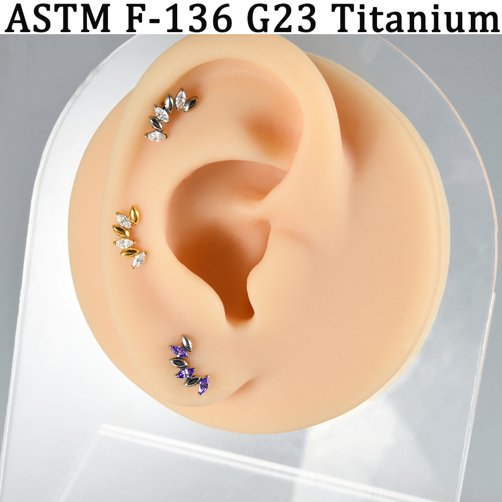 5-1 шт. CZ 5/6 Marquise Lip La – обзор и цена Body Jewelry Implants