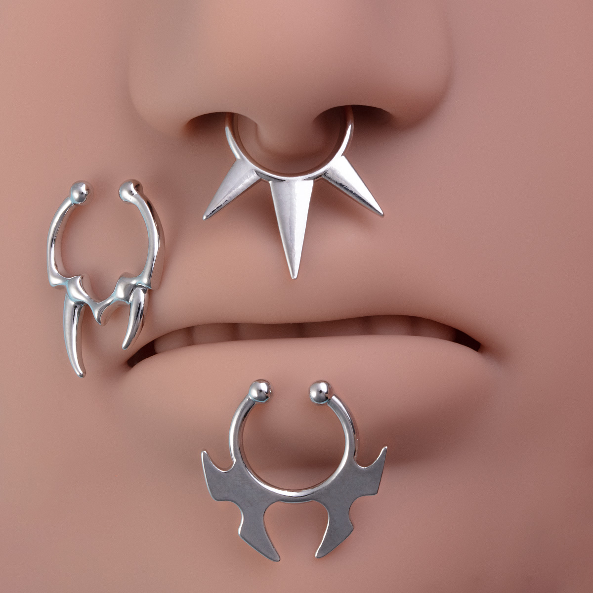 1-3 шт. поддельные клипсы на н – обзор и цена Body Jewelry Implants