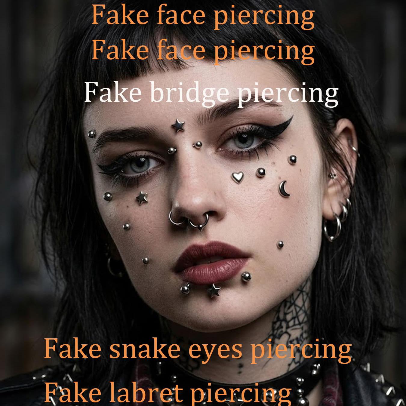 Накладные украшения для лица:  – обзор и цена Body Jewelry Piercing
