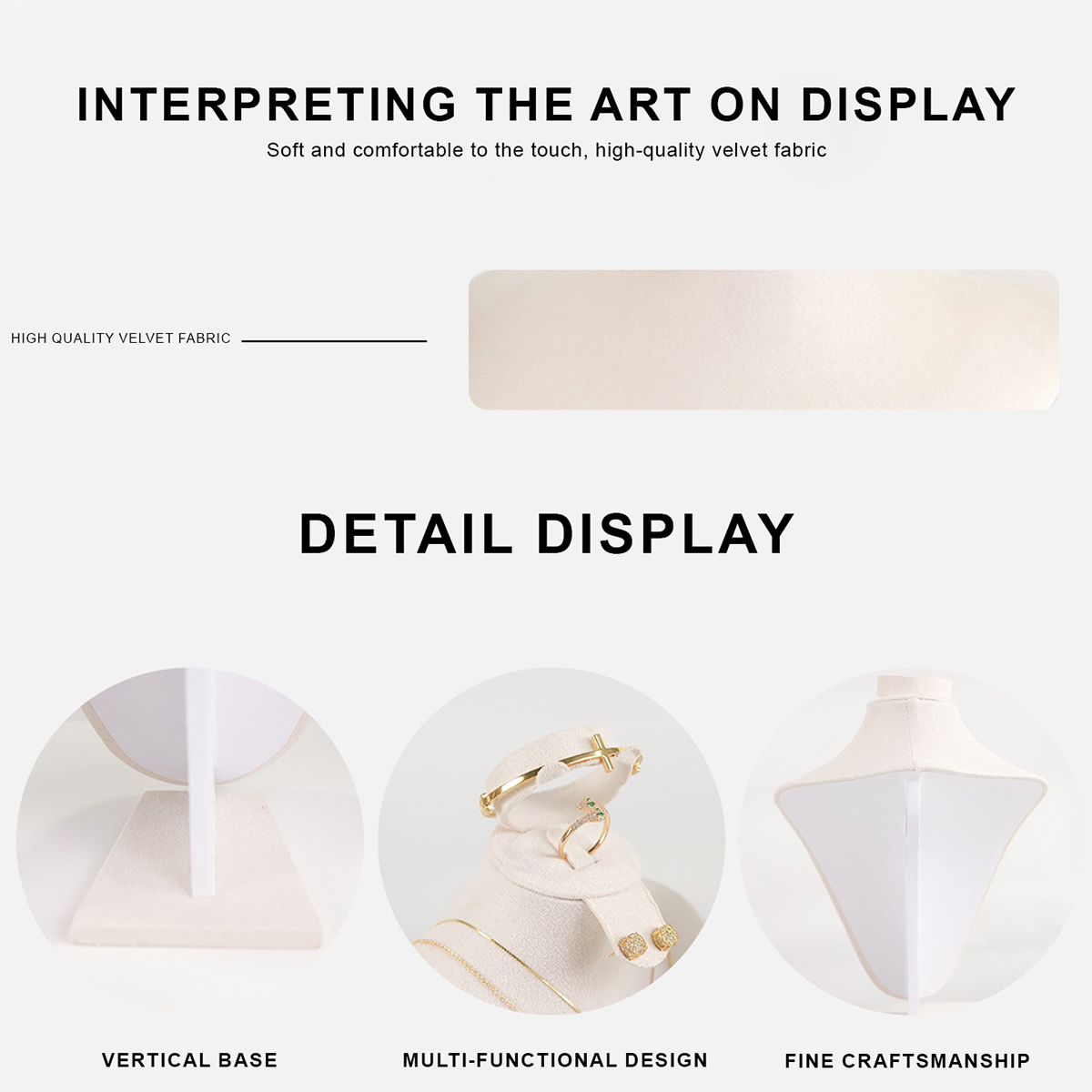 Бархатные бюсты для демонстрац – обзор и цена Body Jewelry Display Ideas
