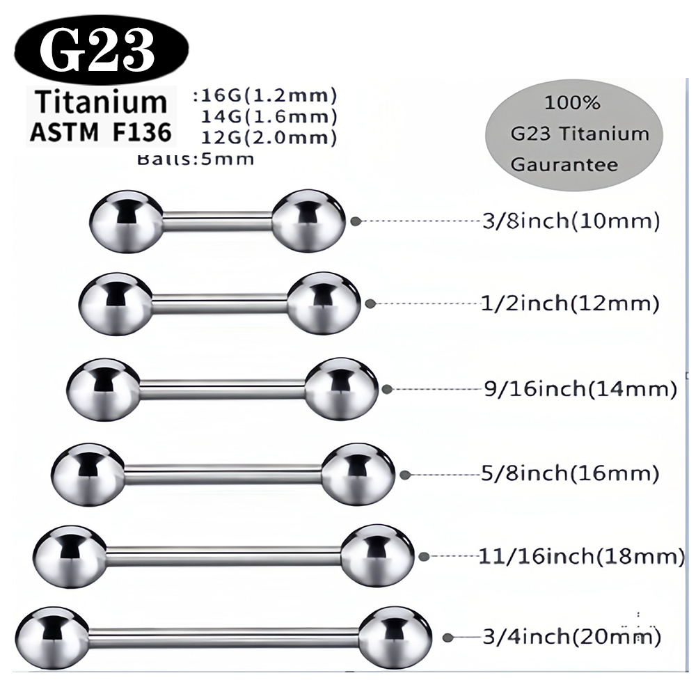 1/5/50 шт. ASTM F136 Титановые – обзор и цена Body Jewelry Implants