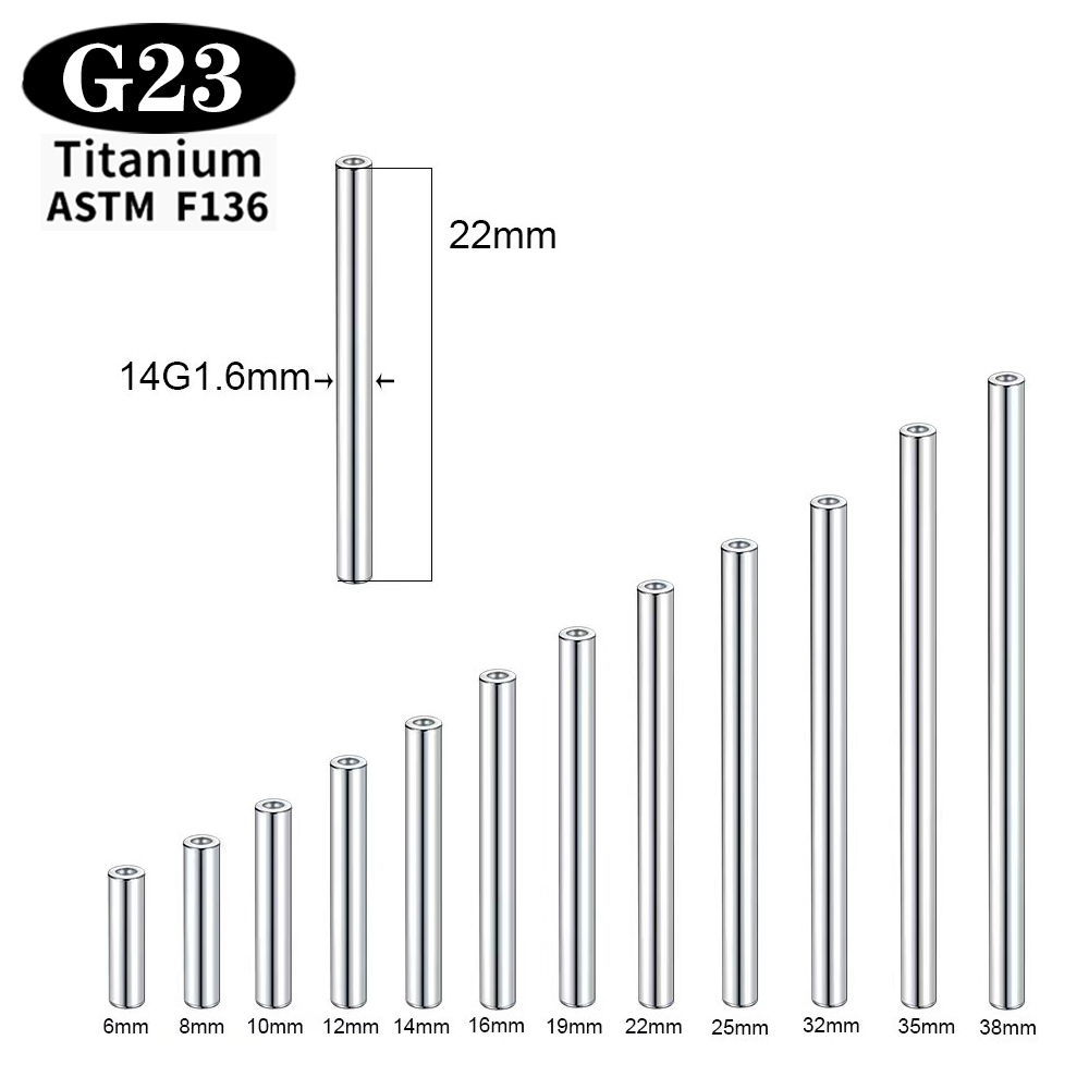 1/5/50 шт. ASTM F136 Титановые – обзор и цена Body Jewelry Implants