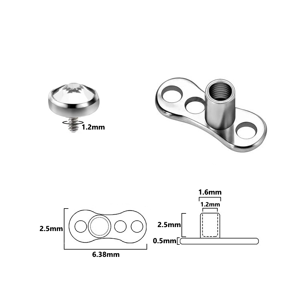 9 шт.-1 шт., хирургическая ста – обзор и цена Body Jewelry Implants